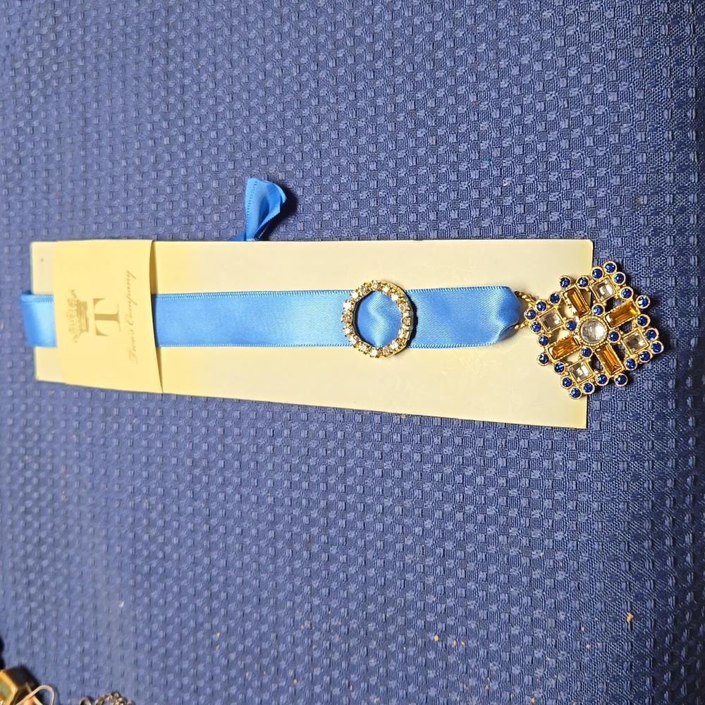 Two's Company Austrian Crystal Book Club Bookmark